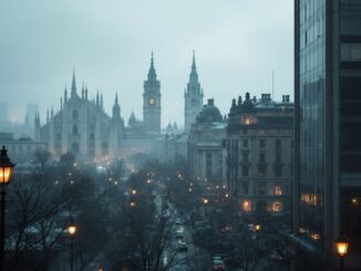 Previsioni meteo Milano gennaio 2025 con sole e pioggia