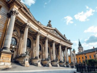 Interno dei Musei Reali di Torino con opere d'arte