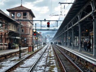 Manifestazione per lo sciopero dei trasporti in Lombardia