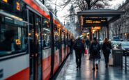 Manifestazione per sciopero dei trasporti a Milano