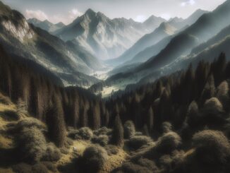 Fotografo in montagna durante un'escursione tragica