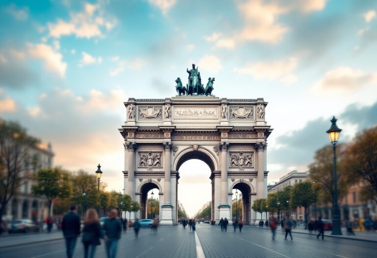 Aggressione notturna Arco della Pace