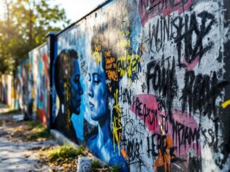 Murales di Milano danneggiati da atti vandalici