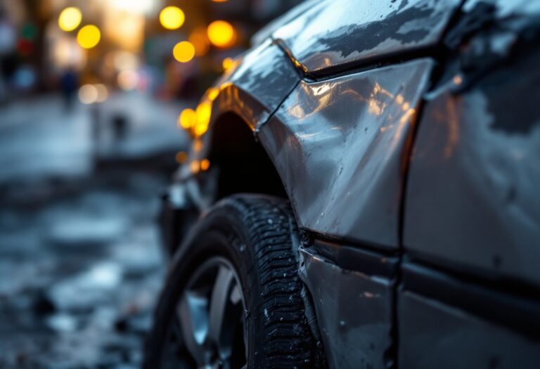 Donna di 80 anni salva dopo incidente stradale