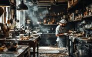 Incendio in un laboratorio di pasticceria a Milano