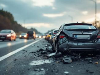 Incidente stradale sull'autostrada A4 con veicoli coinvolti