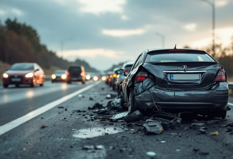 Incidente A4: Quattro Feriti e Traffico Bloccato