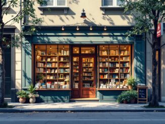 Immagine di una libreria di prossimità a Milano