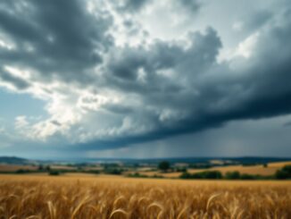 Cielo sereno dopo giorni di maltempo