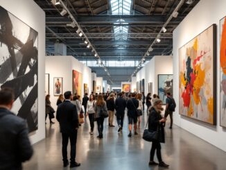 Esposizione di arte contemporanea al Miart 2023 a Milano