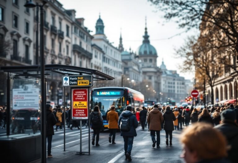 Milano in crisi: sciopero mezzi di trasporto