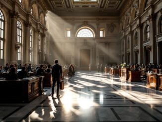 Immagine di Palazzo Marino con riferimento ai bambini vittime