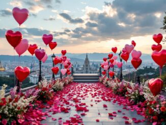 Coppia romantica al Belvedere Berlusconi per San Valentino