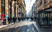 Manifestazione dei lavoratori Atm a Milano per sciopero