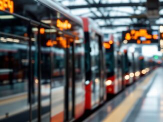 Manifestazione per lo sciopero dei trasporti a Milano