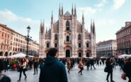 Manifestazione per lo sciopero dei mezzi pubblici a Milano