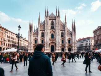 Manifestazione per lo sciopero dei mezzi pubblici a Milano