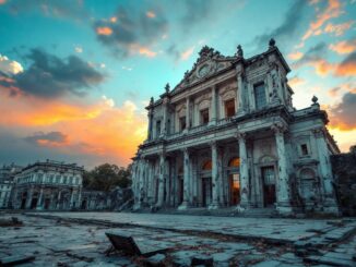 Immagine storica dei teatri scomparsi di Milano