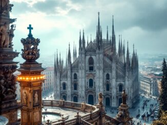 Vigilantes bloccato dalla polizia al Duomo di Milano