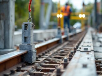 Immagine dei lavori della metrotranvia Milano-Limbiate-Seregno