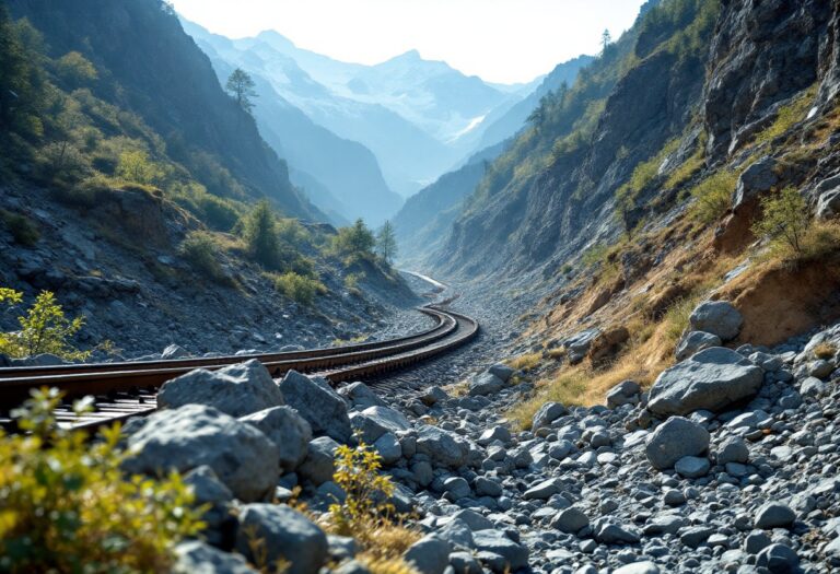 Frana a Verceia: Interruzione Ferroviaria