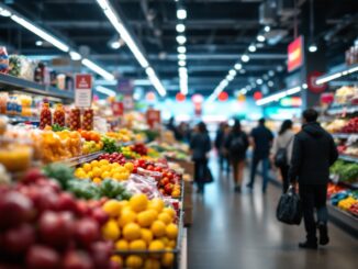 Persone in fuga da un supermercato dopo spray al peperoncino