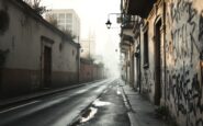 Incendio in via Salemi a Milano con fumi e vigili del fuoco