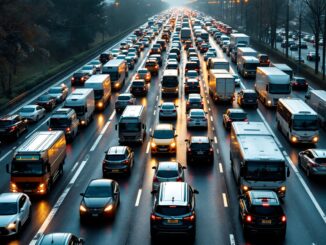 Incidente sull'autostrada A4 con traffico bloccato