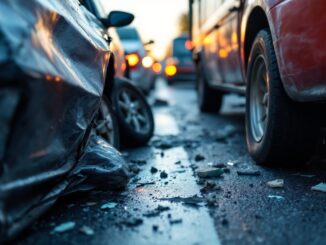 Tamponamento a catena sull'autostrada A1 con veicoli coinvolti