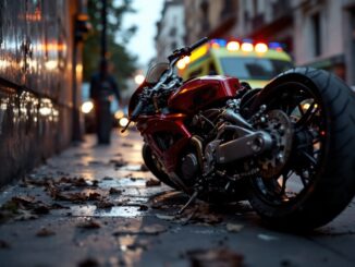 Motociclista ferito dopo collisione con automedica a Milano