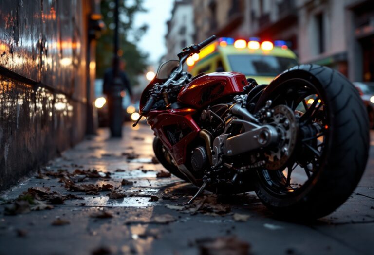 Incidente stradale Milano: motociclista ferito