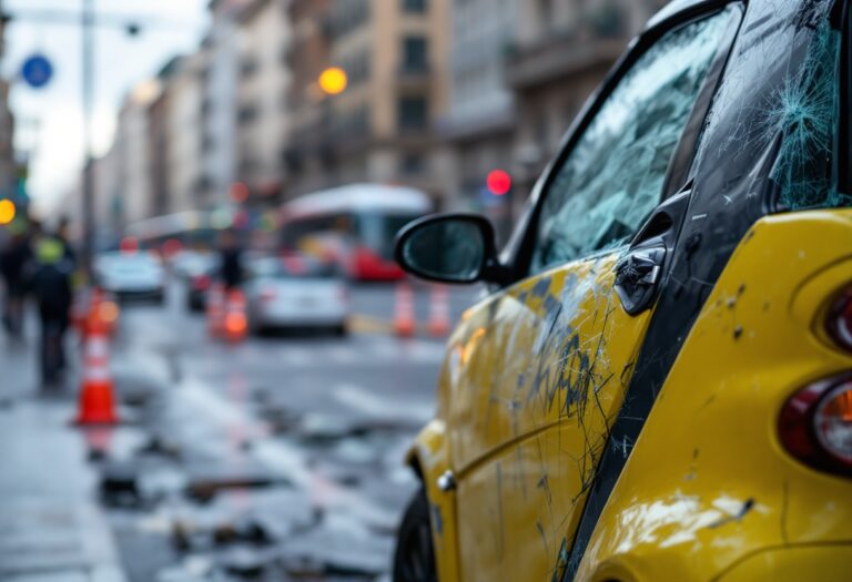 Incidente stradale Milano: rider ferito