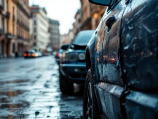 Incidente stradale con feriti in piazza del Tricolore