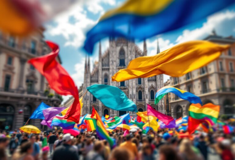 Milano: Protesta del collettivo 'Non una di meno'