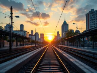 Manifestazione per lo sciopero nazionale dei trasporti