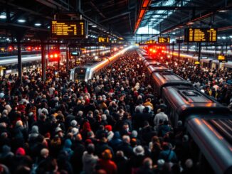 Manifestazione per lo sciopero dei trasporti del 19 marzo