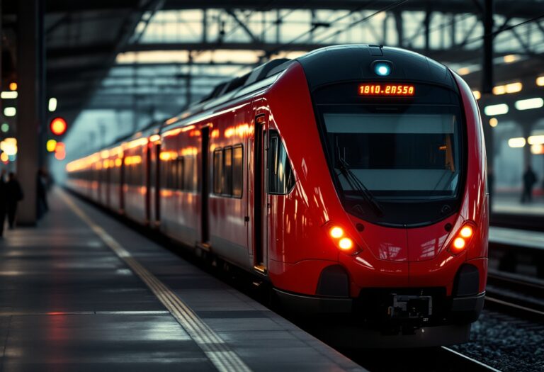 Serpente innocuo sul treno Frecciarossa