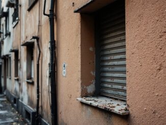 Manifestazione contro l'occupazione abusiva a Rozzano