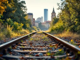 Uomo investito da un treno a Milano, scena drammatica