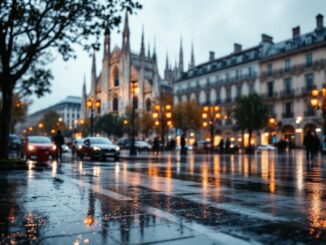 Previsioni meteo per un weekend piovoso a Milano