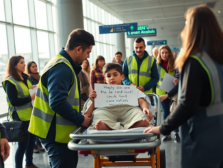 adam il bambino palestinese atterra a milano per ricevere cure vitali 1749824417