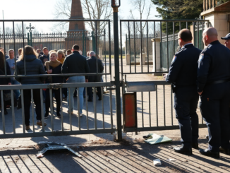 guasto al cancello del cimitero di nerviano provoca caos tra i visitatori 1750130086