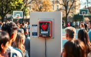 inaugurato un nuovo defibrillatore a canegrate per combattere larresto cardiaco 1750075715