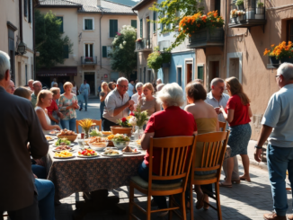 un tavolo in strada come la convivialita unisce le comunita 1751110313