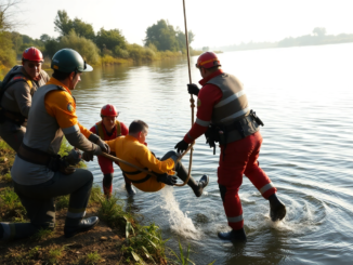 uomo di 69 anni salvato da annegamento in canale a parabiago 1750671353