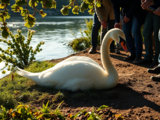 la collaborazione tra cittadini e soccorritori un cigno salvato nel lambro 1752211904