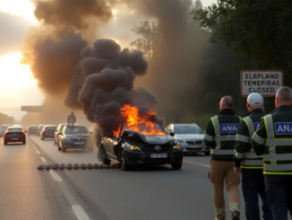 chiusura della carreggiata sulla statale 336 a causa di un veicolo in fiamme python 1754615340