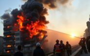 incendio a roma famiglie evacuate e vigili del fuoco in azione python 1759014496
