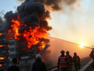 incendio a roma famiglie evacuate e vigili del fuoco in azione python 1759014496