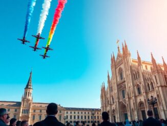 le frecce tricolori festeggiamenti per laeronautica a milano python 1759228103